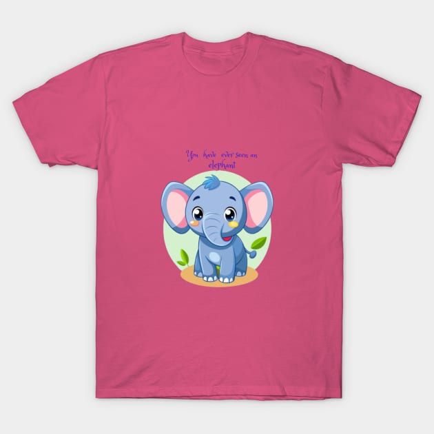 you have ever seen an elephant T-Shirt by Laddawanshop